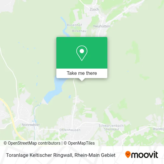 Карта Toranlage Keltischer Ringwall