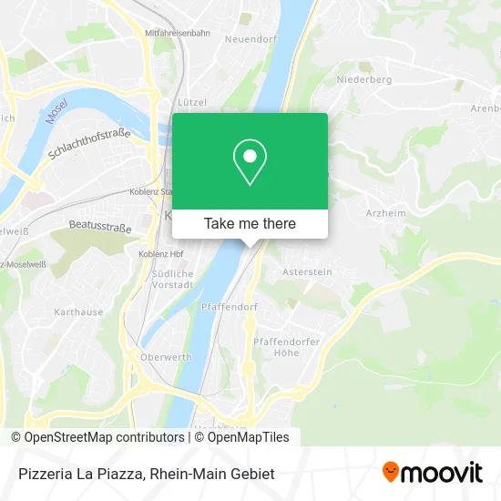 Карта Pizzeria La Piazza