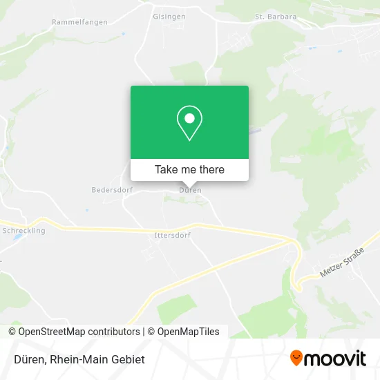 Карта Düren