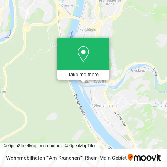 Карта Wohnmobilhafen ""Am Kränchen""