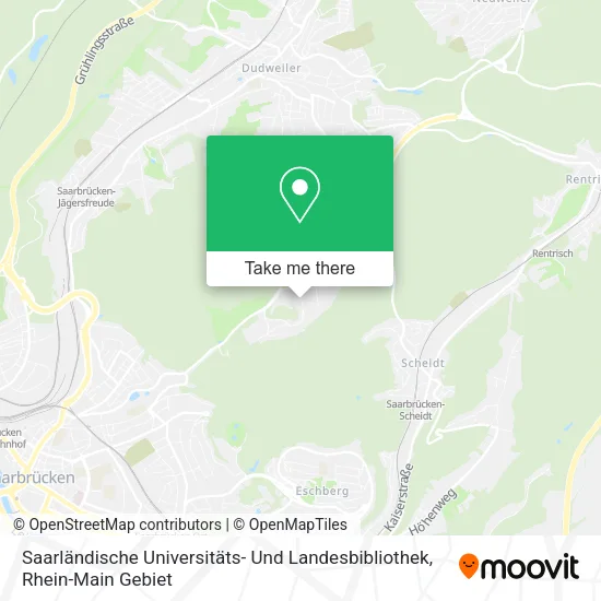 Карта Saarländische Universitäts- Und Landesbibliothek
