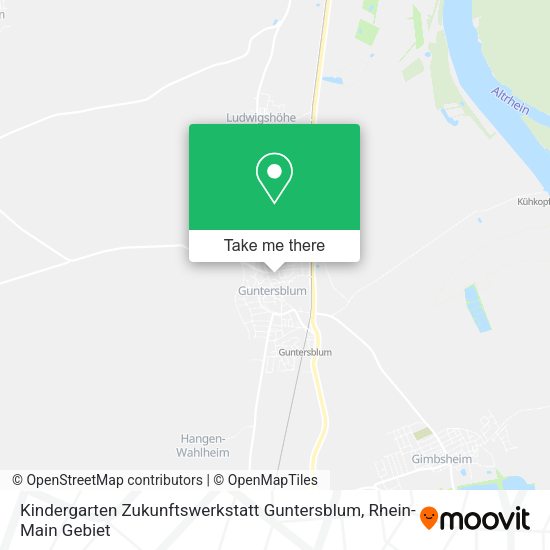 Карта Kindergarten Zukunftswerkstatt Guntersblum