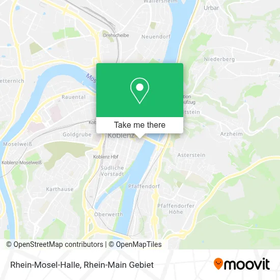Rhein-Mosel-Halle map