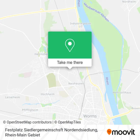 Карта Festplatz Siedlergemeinschsft Nordendsiedlung