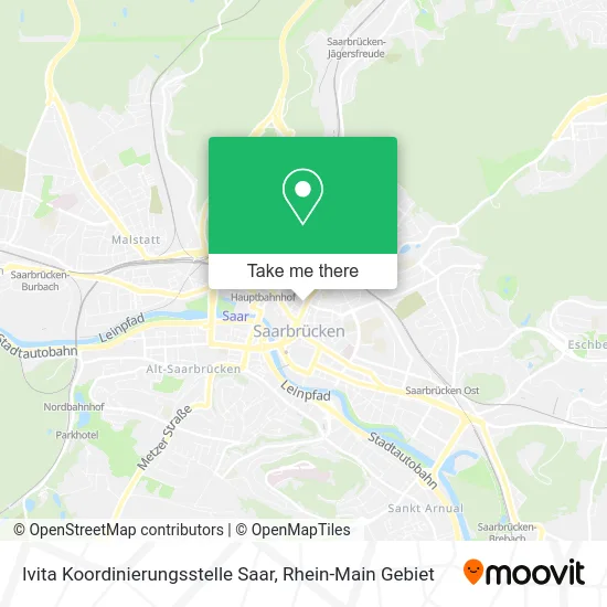 Карта Ivita Koordinierungsstelle Saar