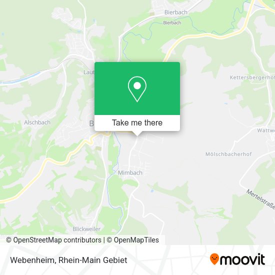 Карта Webenheim