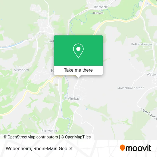 Карта Webenheim