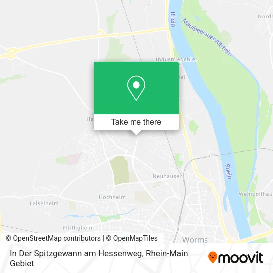 Карта In Der Spitzgewann am Hessenweg