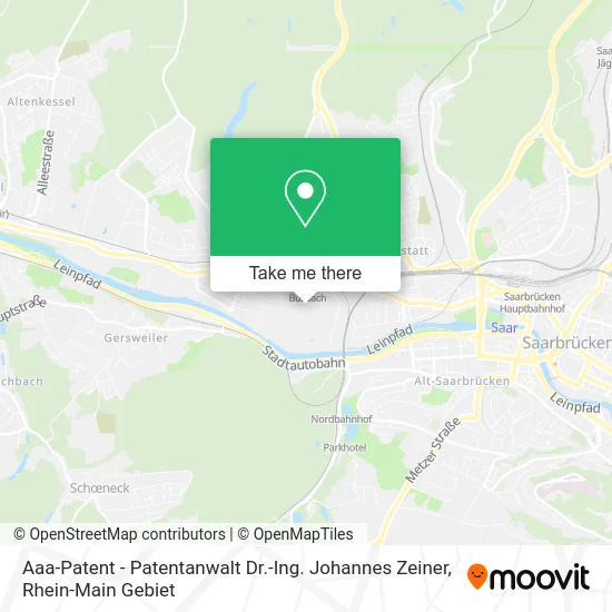 Карта Aaa-Patent - Patentanwalt Dr.-Ing. Johannes Zeiner