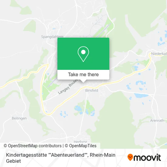 Карта Kindertagesstätte ""Abenteuerland""