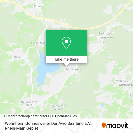 Карта Wohnheim Gonnesweiler Der Awo Saarland E.V.