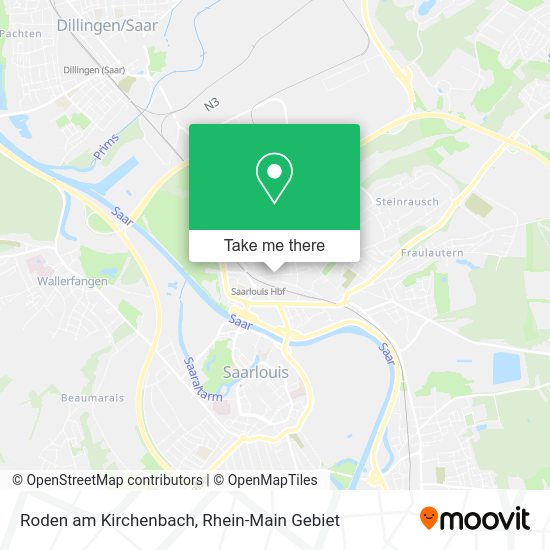 Карта Roden am Kirchenbach