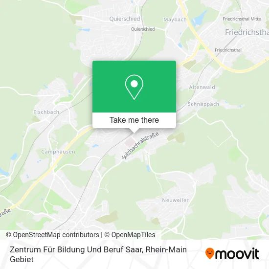 Карта Zentrum Für Bildung Und Beruf Saar