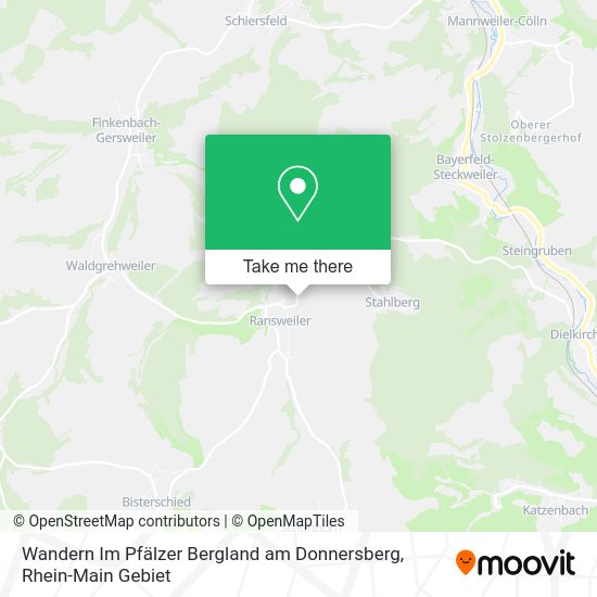 Карта Wandern Im Pfälzer Bergland am Donnersberg