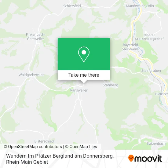 Карта Wandern Im Pfälzer Bergland am Donnersberg