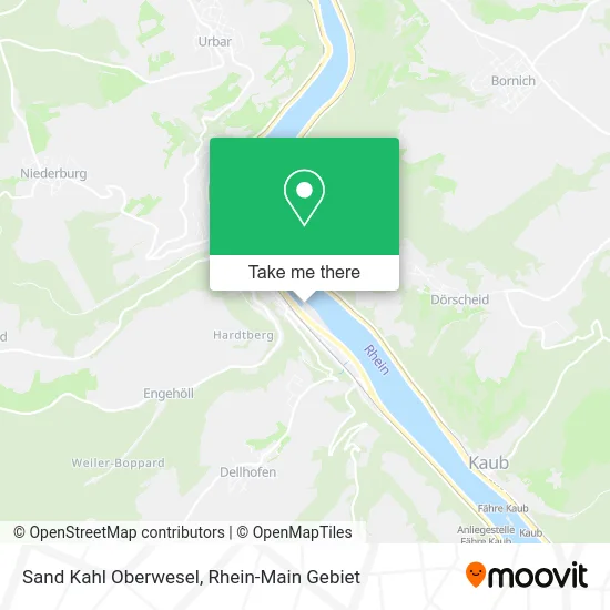 Карта Sand Kahl Oberwesel