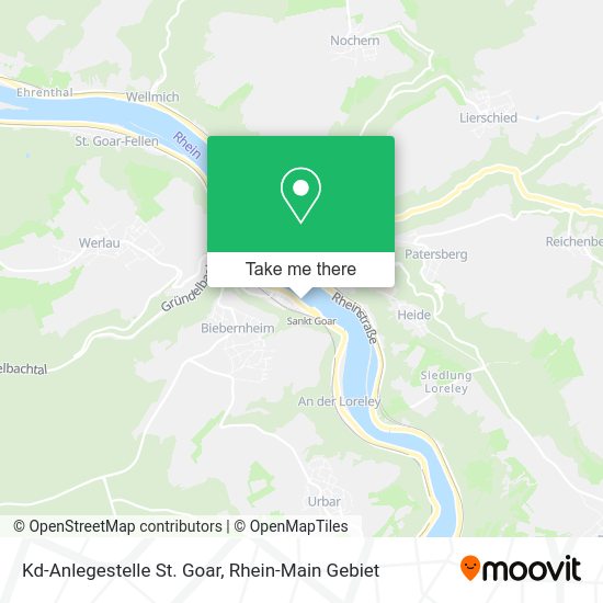 Карта Kd-Anlegestelle St. Goar