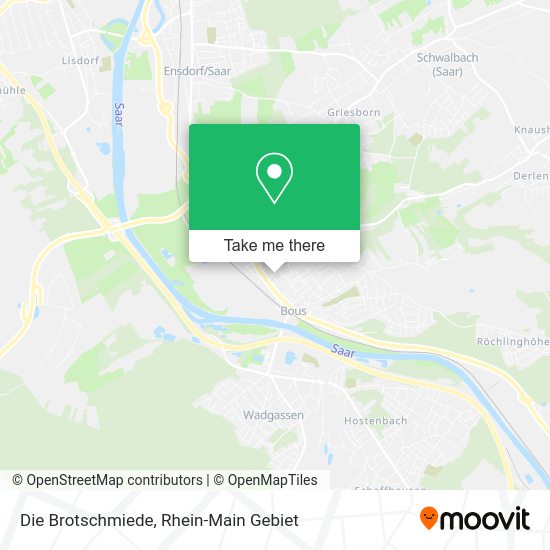 Карта Die Brotschmiede