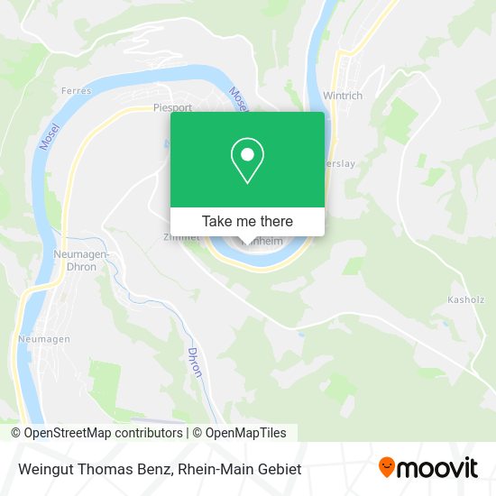 Карта Weingut Thomas Benz