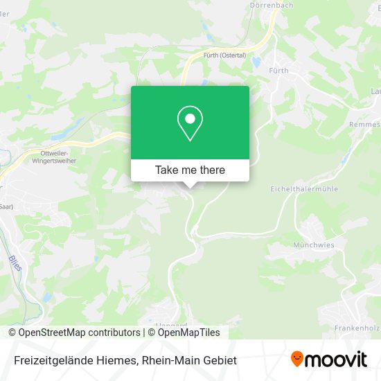 Карта Freizeitgelände Hiemes