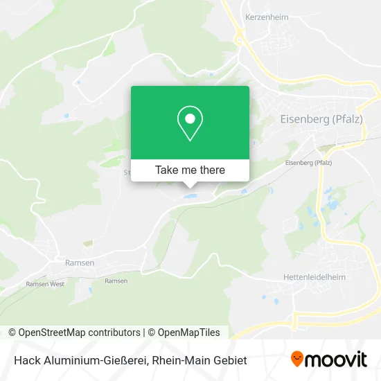 Карта Hack Aluminium-Gießerei
