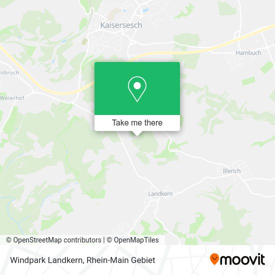 Windpark Landkern map