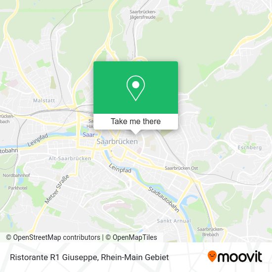 Карта Ristorante R1 Giuseppe