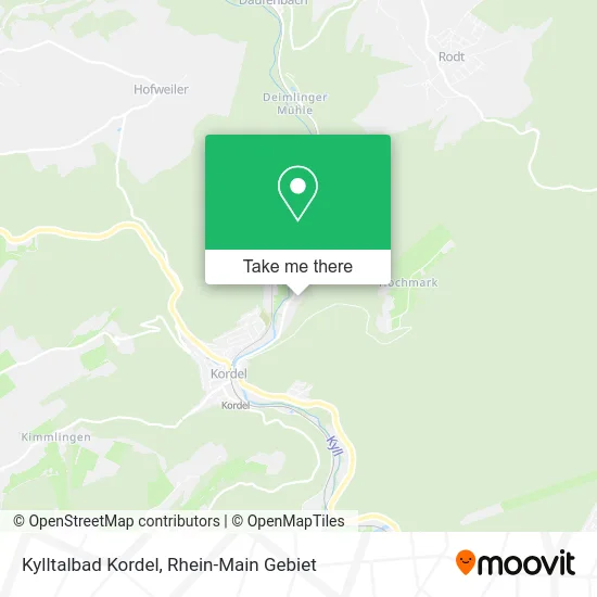 Карта Kylltalbad Kordel
