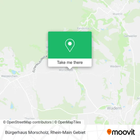 Bürgerhaus Morscholz map