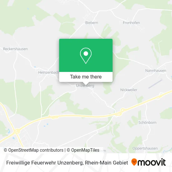 Карта Freiwillige Feuerwehr Unzenberg