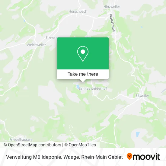 Карта Verwaltung Mülldeponie, Waage