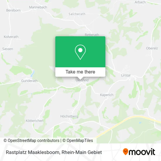 Карта Rastplatz Maaklesboom
