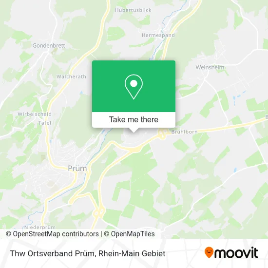 Карта Thw Ortsverband Prüm