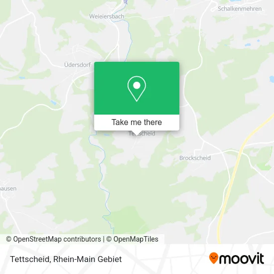 Карта Tettscheid