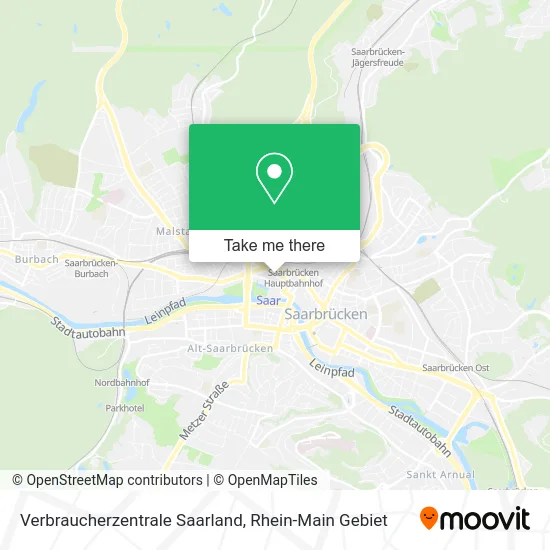 Карта Verbraucherzentrale Saarland