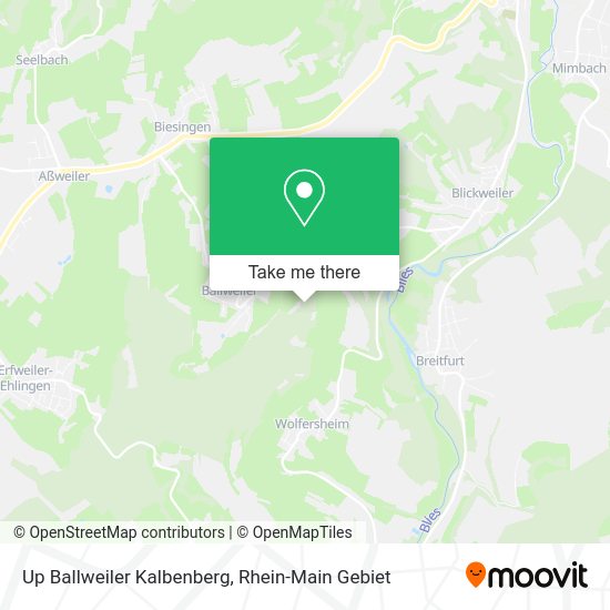 Карта Up Ballweiler Kalbenberg