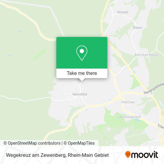Карта Wegekreuz am Zewenberg