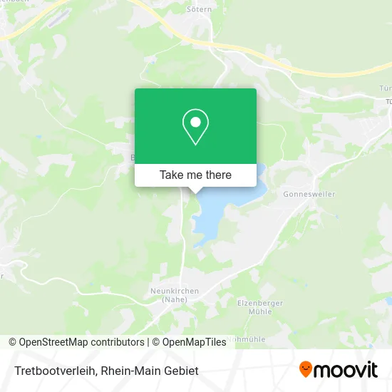 Карта Tretbootverleih