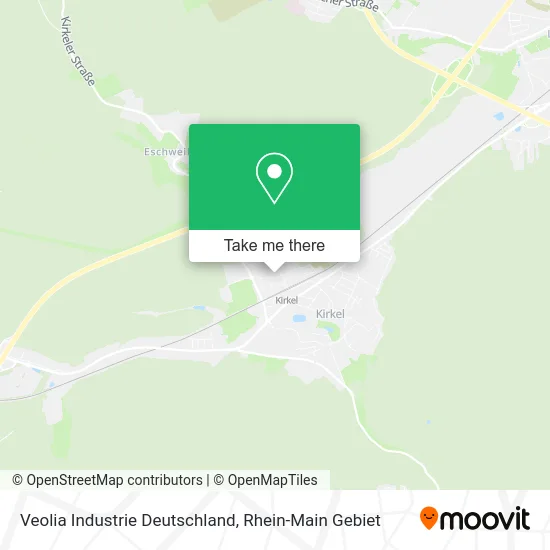 Карта Veolia Industrie Deutschland