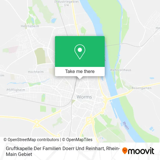 Карта Gruftkapelle Der Familien Doerr Und Reinhart