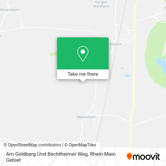 Карта Am Goldberg Und Bechtheimer Weg