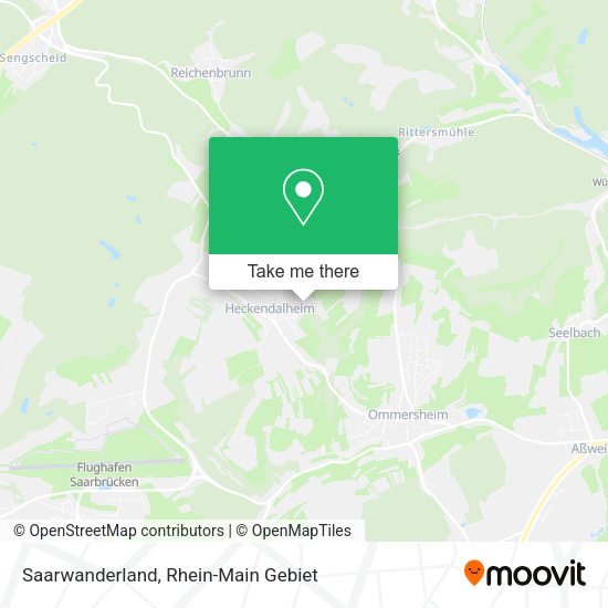 Карта Saarwanderland
