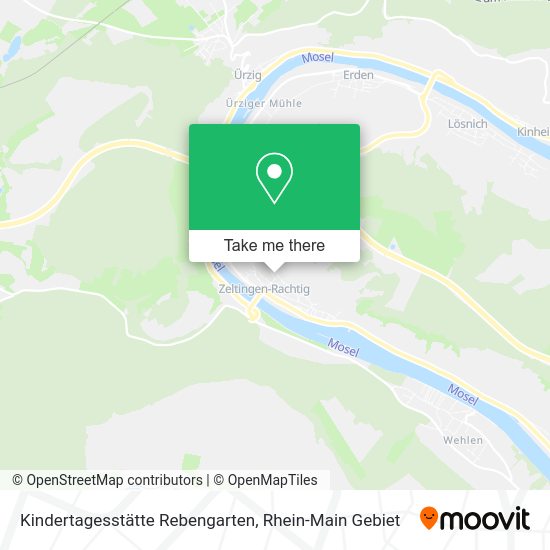 Карта Kindertagesstätte Rebengarten
