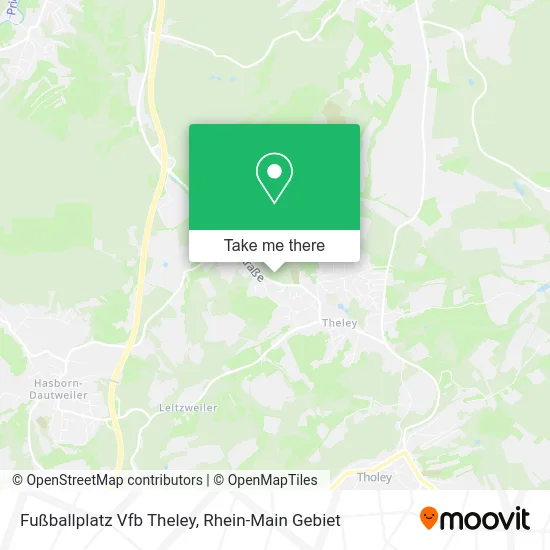 Карта Fußballplatz Vfb Theley