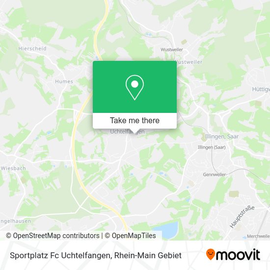 Карта Sportplatz Fc Uchtelfangen
