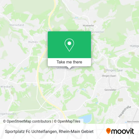 Карта Sportplatz Fc Uchtelfangen