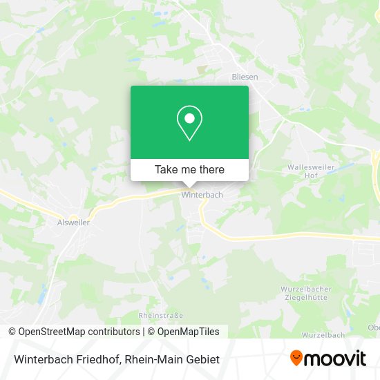Карта Winterbach Friedhof
