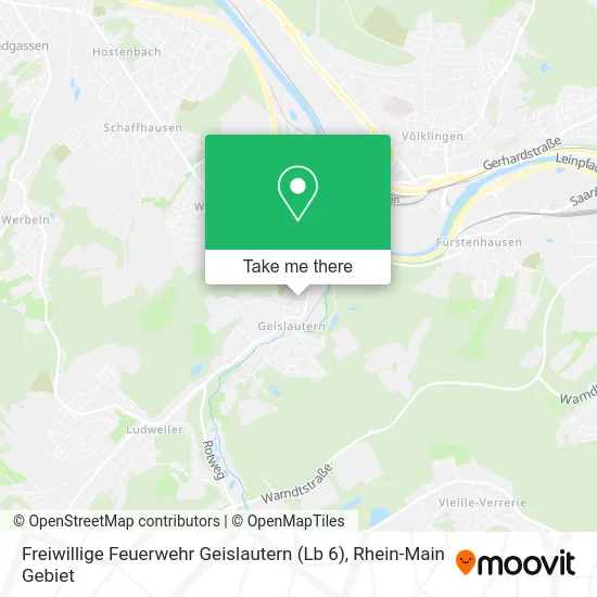 Карта Freiwillige Feuerwehr Geislautern (Lb 6)