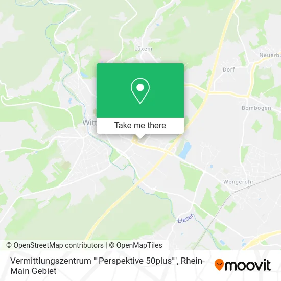 Карта Vermittlungszentrum ""Perspektive 50plus""