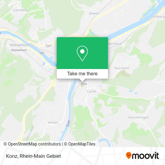 Карта Konz